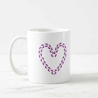 50 fot av kärlekmugglilor kaffemugg