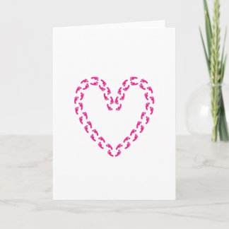 50 fot Rosa Card för Kärlek Helgkort