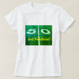 50-fotbolls-EM fält, fantastiska T Shirt