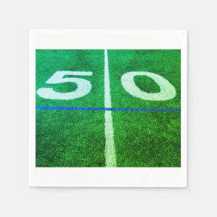 50-foto för fotboll i fält pappersservett