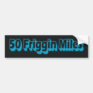 50 Gammin Miles Ultra Running Bildekal