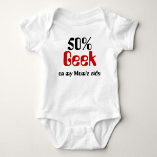 50% Geek på mamma skjortan för sidobaby Tröja