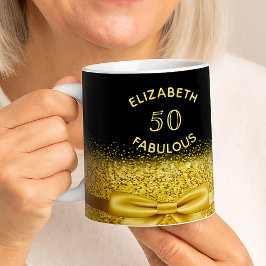 50 gnistra för svart guld i namn kaffemugg