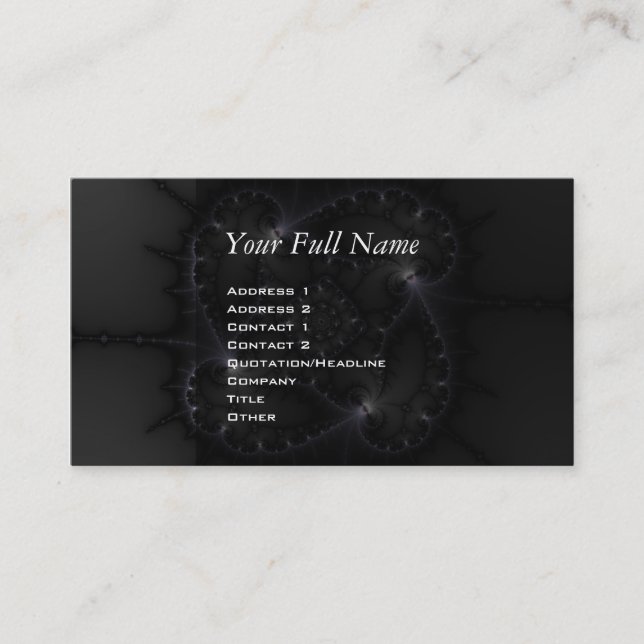 50 Grått - fyrkantig konst Visitkort (Framsida)