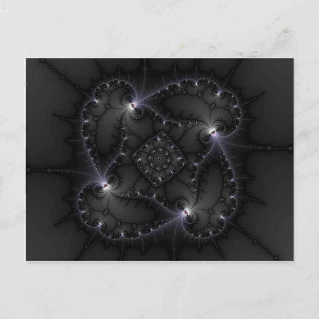 50 Grått - fyrkantig konst Vykort (Framsida)