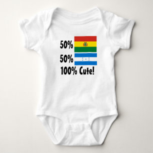 50% gullig boliviansk 50% honduransk 100% tee shirt