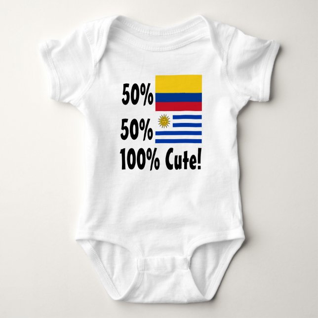 50% gullig colombiansk 50% uruguayansk 100% tröja (Framsida)
