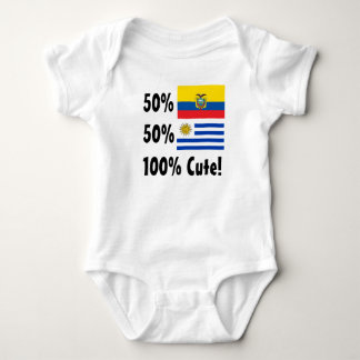 50% gullig ecuadoriansk 50% uruguayansk 100% t shirt