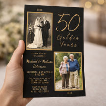 50 gyllene år 50-års bröllopsjubileum Guld