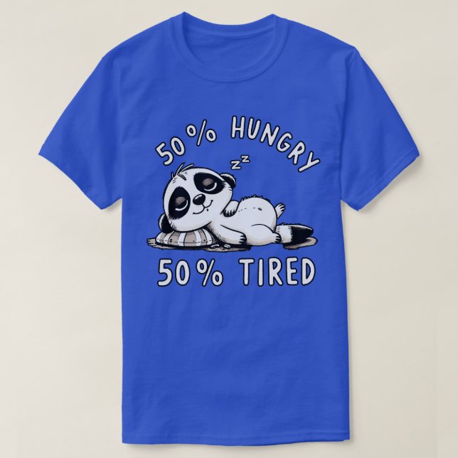 50 Hungriga 50-trådiga Meerkat T Shirt (Design framsida)