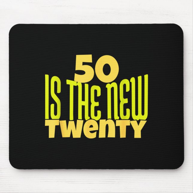 50 Is The New Twenty Funny 50th Birthday 50 Years  Musmatta (Framsidan)