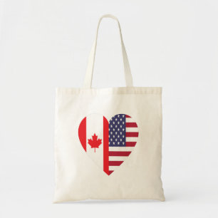 50 % kanadensisk 50 % amerikansk 100 % Fantastisk Tygkasse