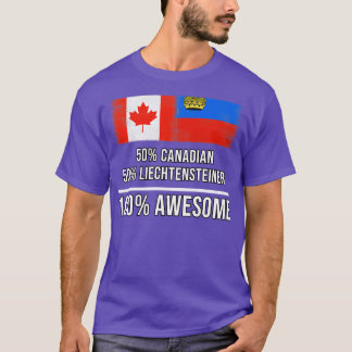 50 kanadensiska 50 Liechtensteiner 100 Fantastisk T Shirt