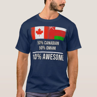 50 kanadensiska 50 Omani 100 Fantastisk-gåva till T Shirt
