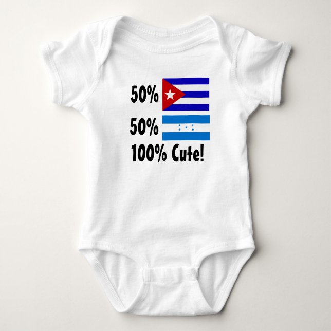 50% kuban 50% gullig honduransk 100% tröja (Framsida)