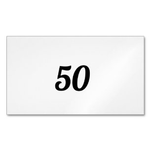 50 MAGNETISKA VISITKORT