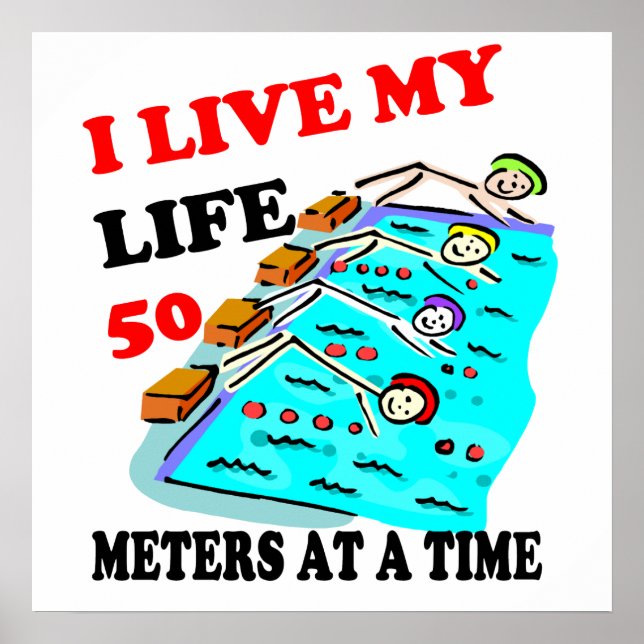 50 meter åt gången poster (Framsidan)