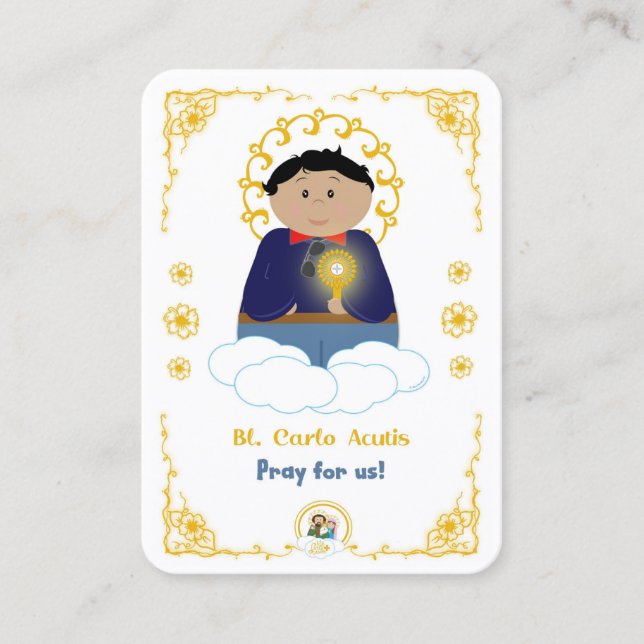 50 Mini Bl. Carlo Heliga Kort (Framsida)