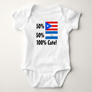 50% nicaraguansk 50% Puerto gulliga Rican 100% T Shirt