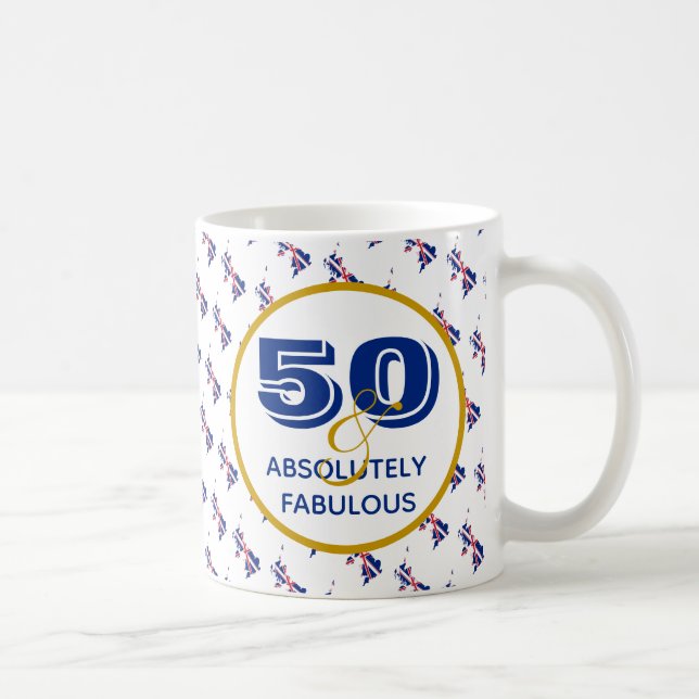 50 och absolut uppseendeväckande UNDERBAR BRITANNI Kaffemugg (Höger)