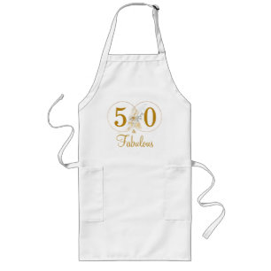 50 och Fabulös Födelsedagsfest Långt Förkläde