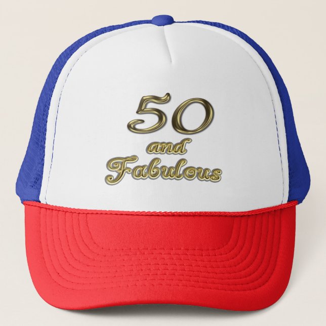 50 och Fabulös Truckerkeps (Framsida)
