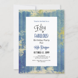 50 och FABULÖSA Födelsedagsfester med foto Inbjudningar