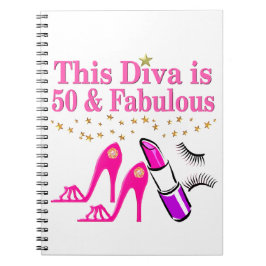 50 OCH FABULÖST DIVA ANTECKNINGSBOK