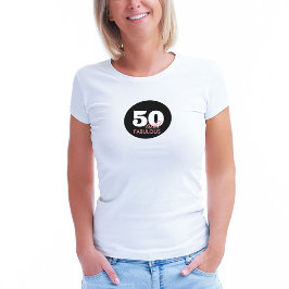 50 och Fabulous 50 Birthday T Shirt