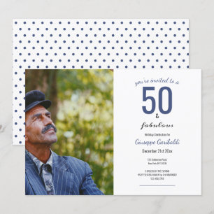 50 och Fabulous 50:e födelsedagen Inbjudningar