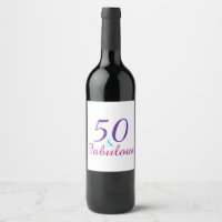 50 och Fabulous 50:e födelsedagsfärgen