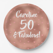 50 och Fabulous Anpassningsbar Birthday
