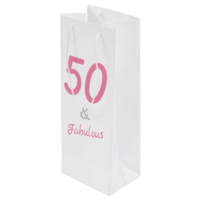 50 och Fabulous Birthday (Baksidan Vinklad)