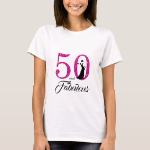 50 och Fabulous Birthday Gift Tee Shirt