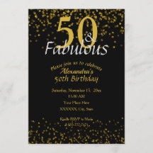 50 och Fabulous Birthday