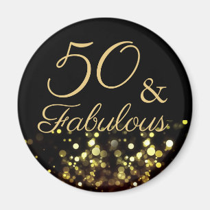 50 och Fabulous Birthday Magnet