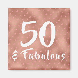 50 och Fabulous Birthday Magnet