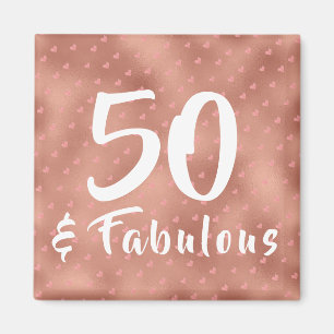 50 och Fabulous Birthday Magnet