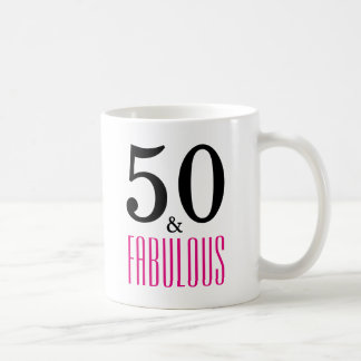 50 och Fabulous Birthday Mugg