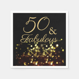 50 och Fabulous Birthday Pappersservett