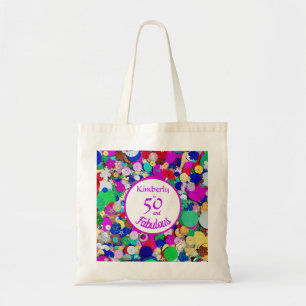 50 och Fabulous Birthday Sequin Tygkasse