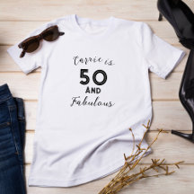 50 och Fabulous Black and White Typography-Elegant