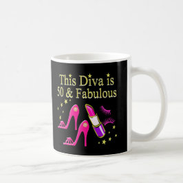 50 OCH FABULOUS DAZZLING DIVA-KONSTRUKTION KAFFEMUGG