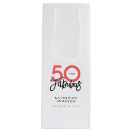50 och Fabulous Elegant 50:e födelsedagen