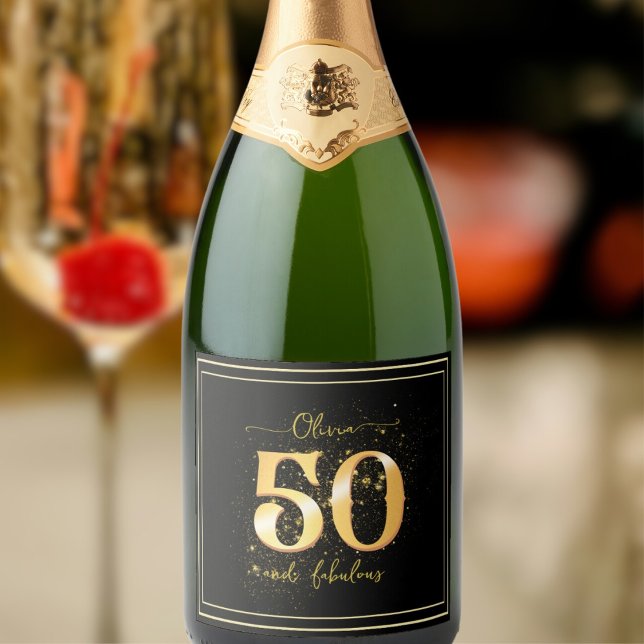 50 och Fabulous Elegant Guld Black (Skapare uppladdad)