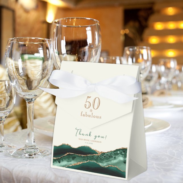 50 och Fabulous Emerald Grönt Guld Agate Tack Presentaskar (Skapare uppladdad)