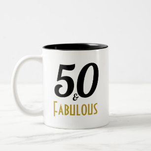 50 och Fabulous Födelsedagsfest Mugg