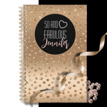 50 och Fabulous Glam Chic Girly Guld Black