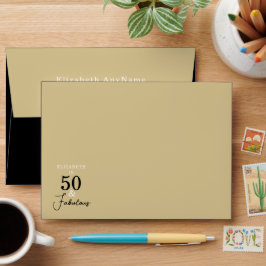 50 och Fabulous Guld Black String Ljus