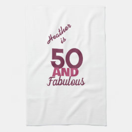 50 och Fabulous Kökshandduk